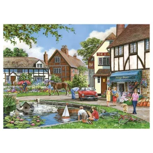Discount A Busy Day – 1000 Piece Jigsaw Puzzle Children's Wooden Puzzles