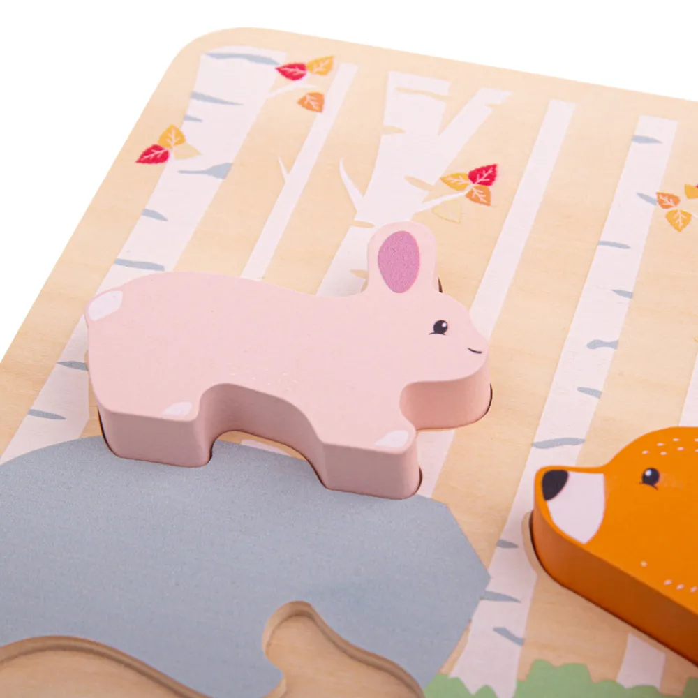 aaa__woodlands_chunky_puz_1.webp Sale AAA 100% Woodlands Chunky Puzzle Wooden Puzzles And Activity Toys | Children's Wooden Puzzles