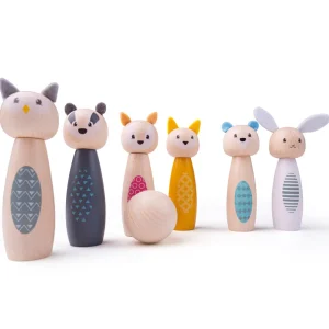 Hot AAA Certified Animal Skittles Wooden Puzzles And Activity Toys | Wooden Animal Toys