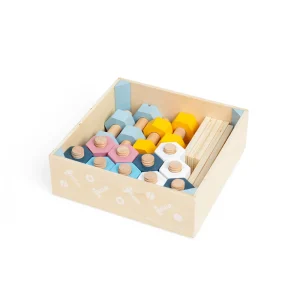 Outlet AAA Certified Crate of Nuts & Bolts Wooden Puzzles And Activity Toys | Toy Tool Sets