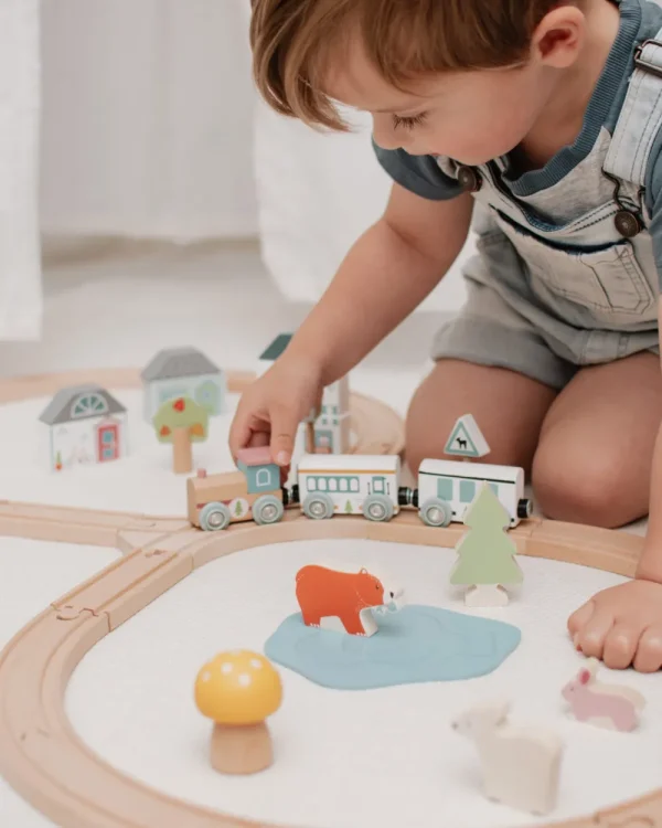 Outlet AAA Certified Train Set (Woodland Animal) Toys For 4 Year Olds