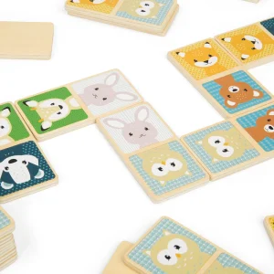 Online AAA Certified Woodland Animal Dominoes Traditional Wooden Games