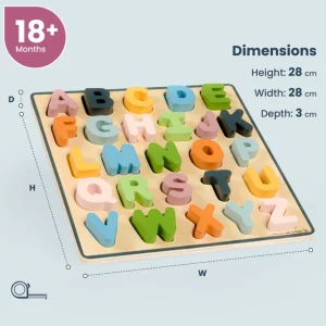 Hot AAA Uppercase ABC Puzzle Wooden Puzzles And Activity Toys | Children's Wooden Puzzles