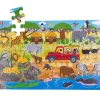 Outlet African Adventure Floor Puzzle (48 piece) Wooden Puzzles And Activity Toys | Children's Wooden Puzzles
