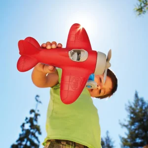 Outlet Airplane (Red Wings) Wooden Toy Cars For Children
