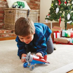 Outlet Airplane (Red Wings) Wooden Toy Cars For Children