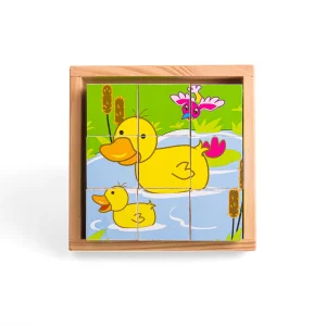 Hot Animal Cube Puzzle Wooden Puzzles And Activity Toys | Children's Wooden Puzzles