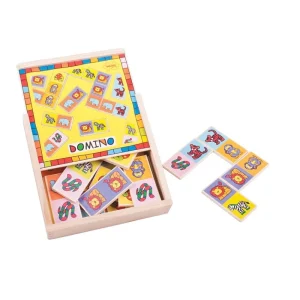 Clearance Animal Dominoes Traditional Wooden Games