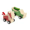 New Animal Pull Backs – Fox, Croc Traditional Wooden Toys | Wooden Push And Pull Along Toys