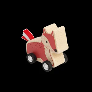 New Animal Pull Backs – Fox, Croc Traditional Wooden Toys | Wooden Push And Pull Along Toys