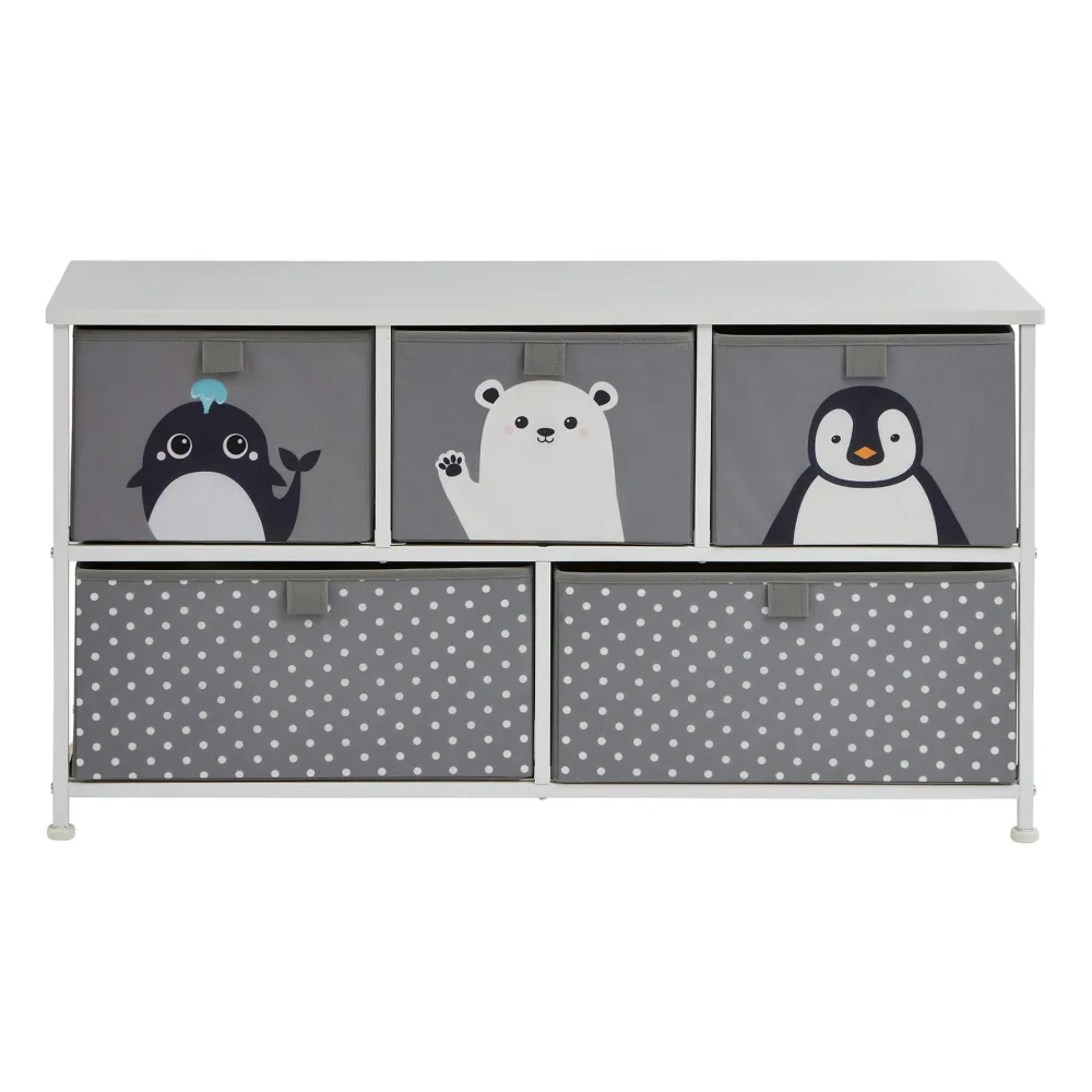 arctic__drawer_kids_stora_5.webp Online Arctic 5 Drawer Kids Storage Chest Kids Kid’s Furniture