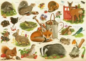 Hot Are You In My Garden – 1000 Piece Jigsaw Puzzle Children's Wooden Puzzles