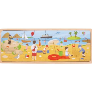 Hot At The Seaside Puzzle Wooden Puzzles And Activity Toys | Children's Wooden Puzzles