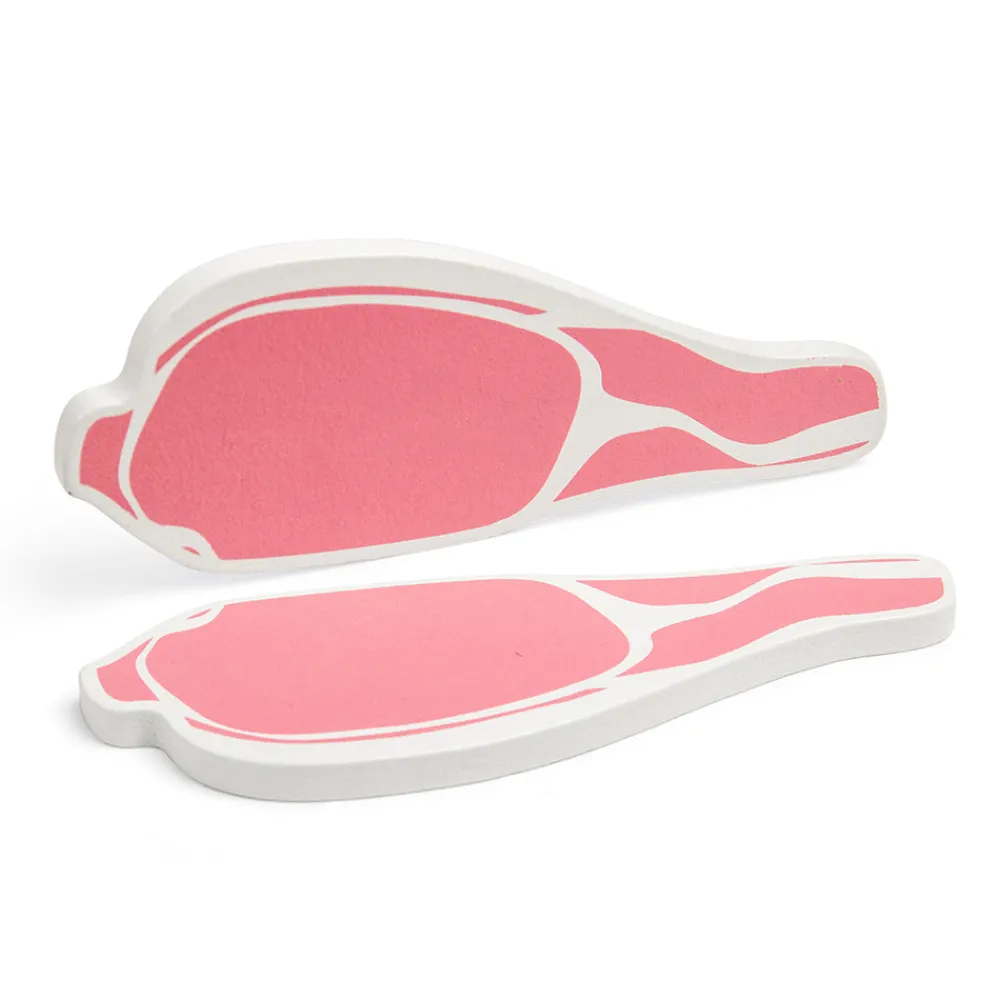 bacon_pack_of__0.webp Outlet Bacon (Pack of 2) Play Shop Cook And Share | Wooden Toy Food Sets