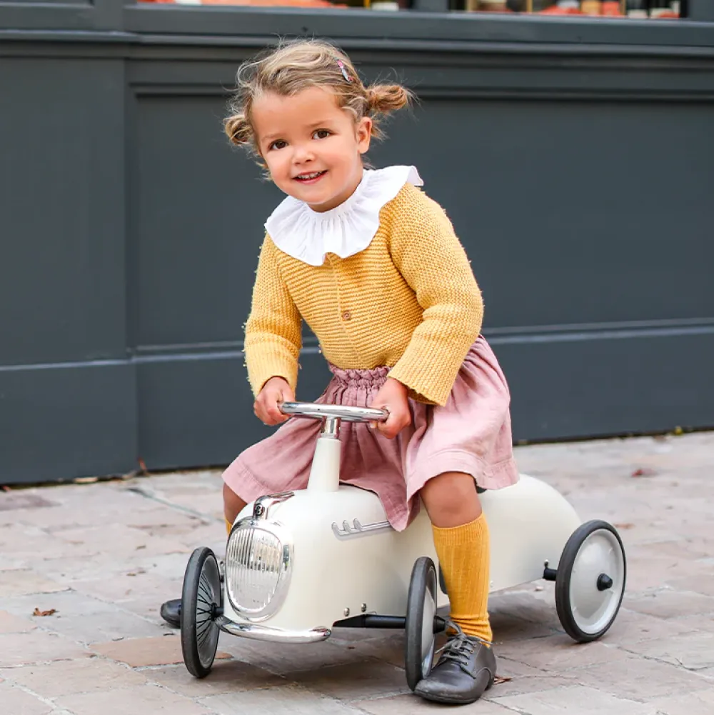 baghera_roadster_ivory_wh_3.webp Discount Roadster Ivory White Ride on Ride On Cars | Gifts For 3 Year Olds