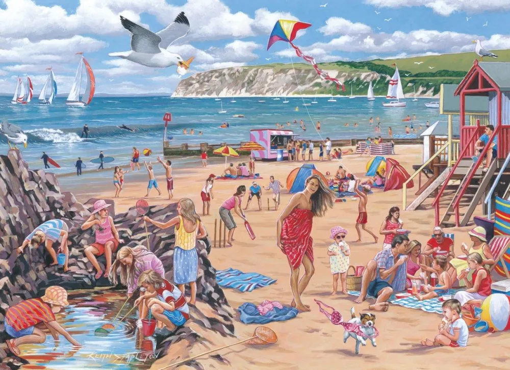 beach_break__big__piece_j_0.webp Sale Beach Break – BIG 500 Piece Jigsaw Puzzle Children's Wooden Puzzles