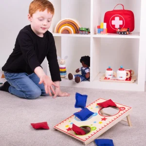 Outlet Bean Bag Bullseye Traditional Wooden Games