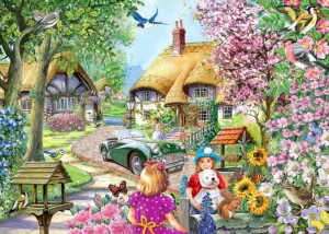 New Best Friends – BIG 500 Piece Jigsaw Puzzle Children's Wooden Puzzles
