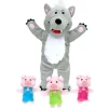 Online Big Bad Wolf & the Three Little Pigs Puppet Puppet World