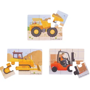 Discount Big Movers (6 Piece Puzzles) – 3 Puzzles Wooden Puzzles And Activity Toys | Children's Wooden Puzzles