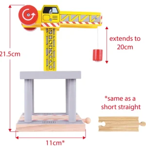 Outlet Big Yellow Crane Gifts For 5 Yr Olds | Toys For 4 Year Olds
