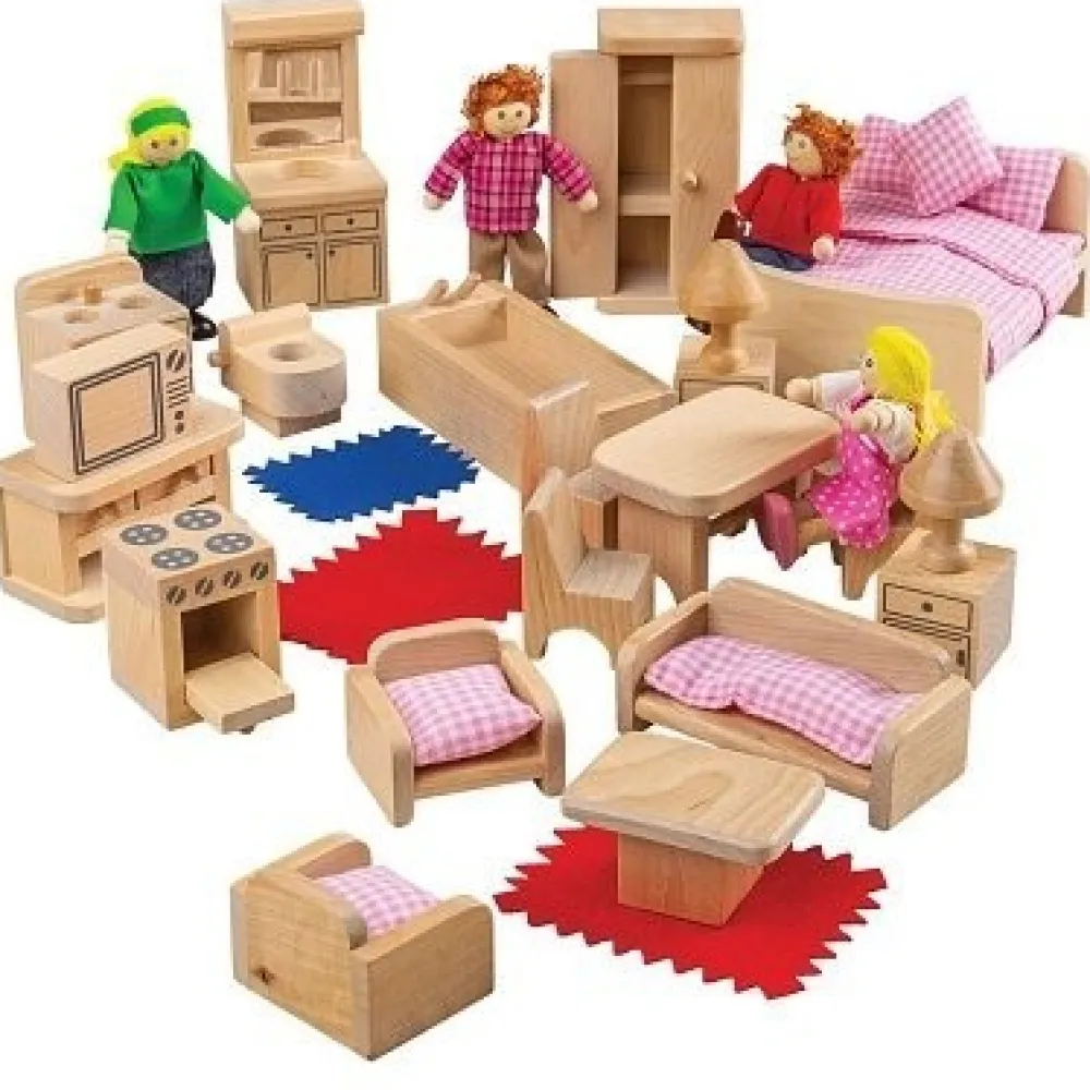 bigjigs_doll_family_and_f_0.webp Hot Bigjigs Doll Family and Furniture Set Wooden Doll’s Houses