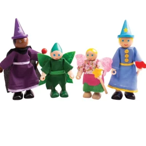 Fashion Bigjigs Fantasy Dolls Traditional Wooden Toys | Wooden Toy Castles And Pirate Toys
