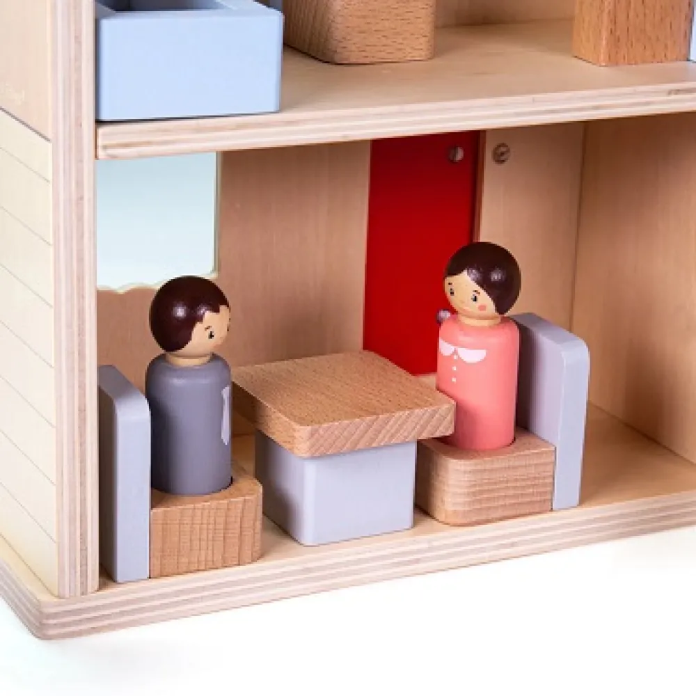 bigjigs_folding_dolls_hou_5.webp Discount Bigjigs Folding Dolls House Set Wooden Doll’s Houses | Activity Toys & Games