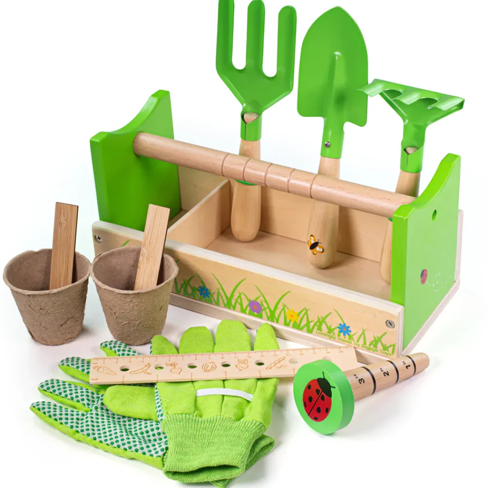 bigjigs_garden_caddy_0.webp Clearance Bigjigs Garden Caddy Outdoor Garden Toys