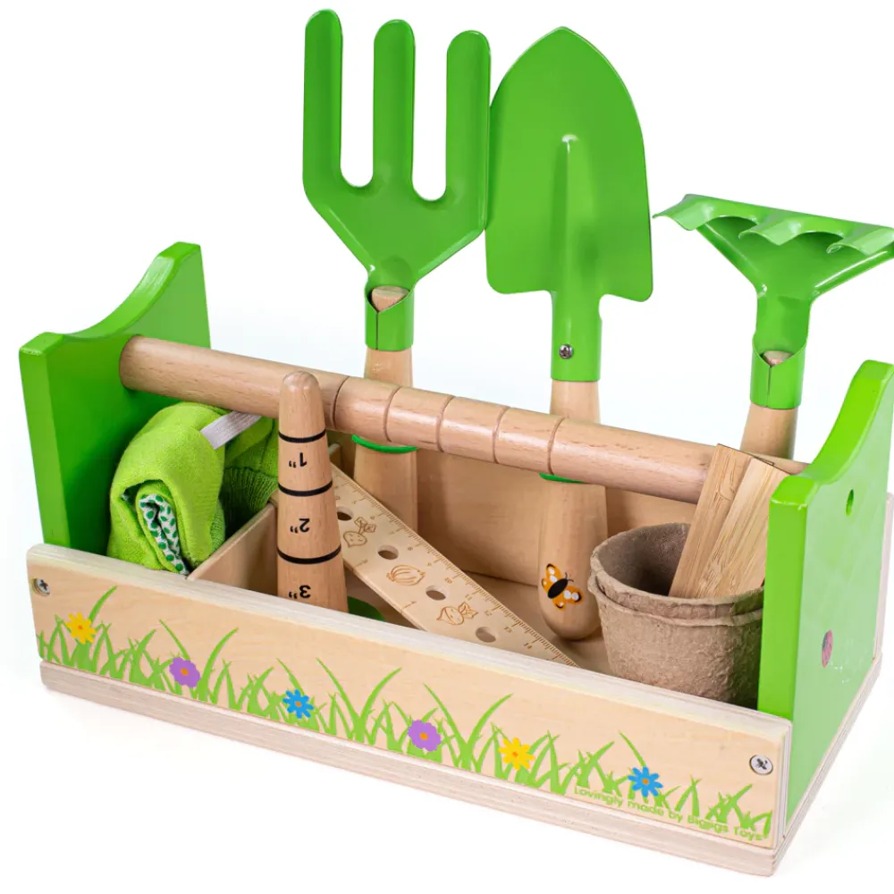 bigjigs_garden_caddy_4.webp Clearance Bigjigs Garden Caddy Outdoor Garden Toys