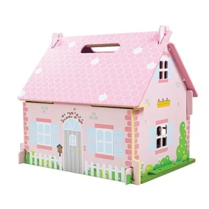 Hot Bigjigs Heritage Playset Blossom Cottage Wooden Doll’s Houses | Toys For 4 Year Olds