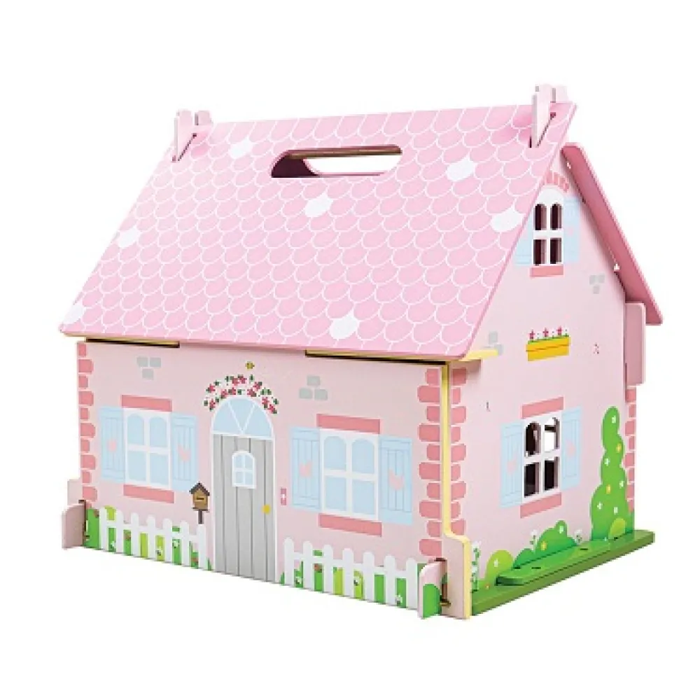 bigjigs_heritage_playset__1.webp Hot Bigjigs Heritage Playset Blossom Cottage Wooden Doll’s Houses | Toys For 4 Year Olds
