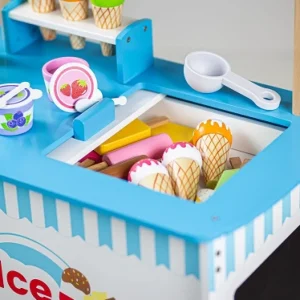 Discount Bigjigs Ice Cream Cart Play Shop Cook And Share | Shopping Role Play