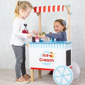 Discount Bigjigs Ice Cream Cart Play Shop Cook And Share | Shopping Role Play