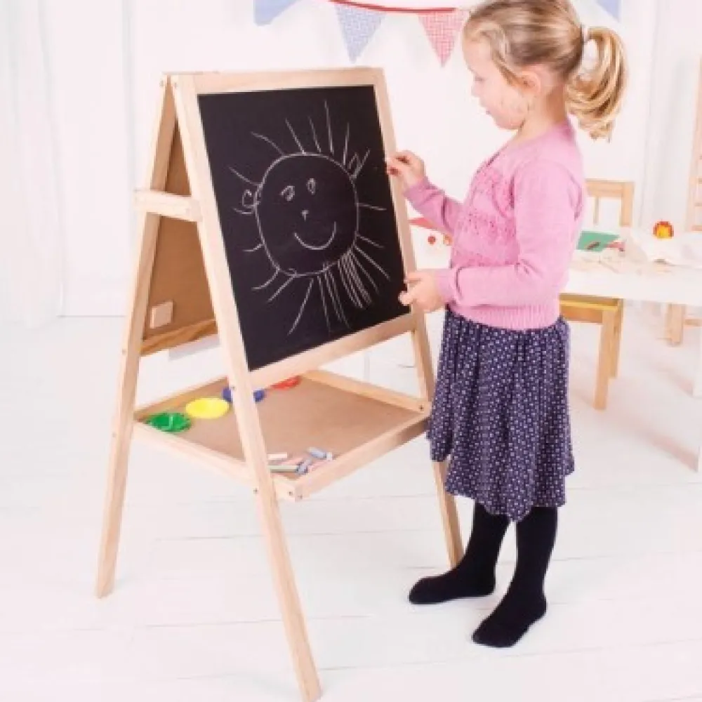 bigjigs_junior_art_easel_2.webp Sale Bigjigs Junior Art Easel Kids Arts And Crafts Sets For Kids
