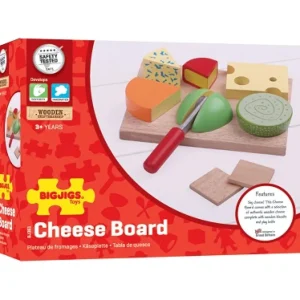 New Cheese Board Set Play Shop Cook And Share | Wooden Toy Food Sets