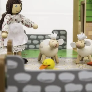 Online Cobblestone Farm Wooden Animal Toys | Wooden Farm Sets & Animal Toys
