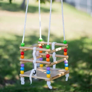 Best Bigjigs Wooden Garden Cradle Swing Outdoor Garden Toys