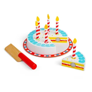 Outlet Birthday Cake Play Shop Cook And Share | Wooden Toy Food Sets