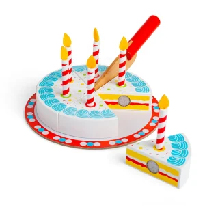 Outlet Birthday Cake Play Shop Cook And Share | Wooden Toy Food Sets