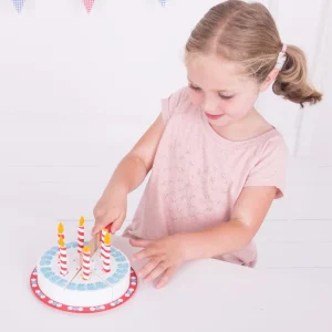 Outlet Birthday Cake Play Shop Cook And Share | Wooden Toy Food Sets