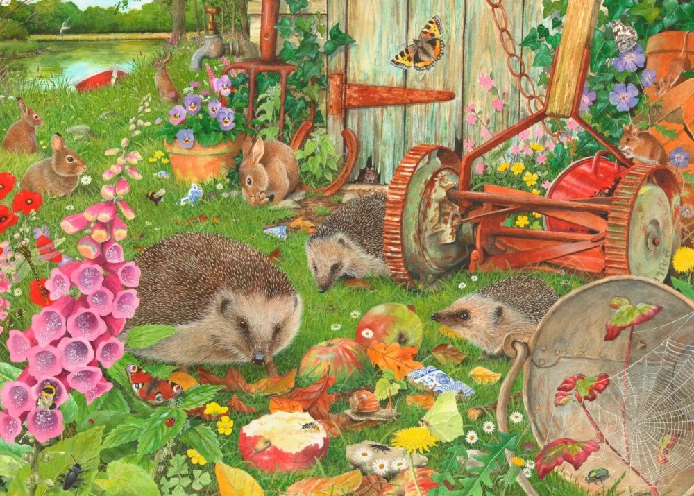 bottom_of_the_garden___pi_0.webp Online Bottom Of The Garden – 1000 Piece Jigsaw Puzzle Children's Wooden Puzzles