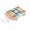 Clearance Brick Cart Wooden Push And Pull Along Toys | Building & Stacking Toys