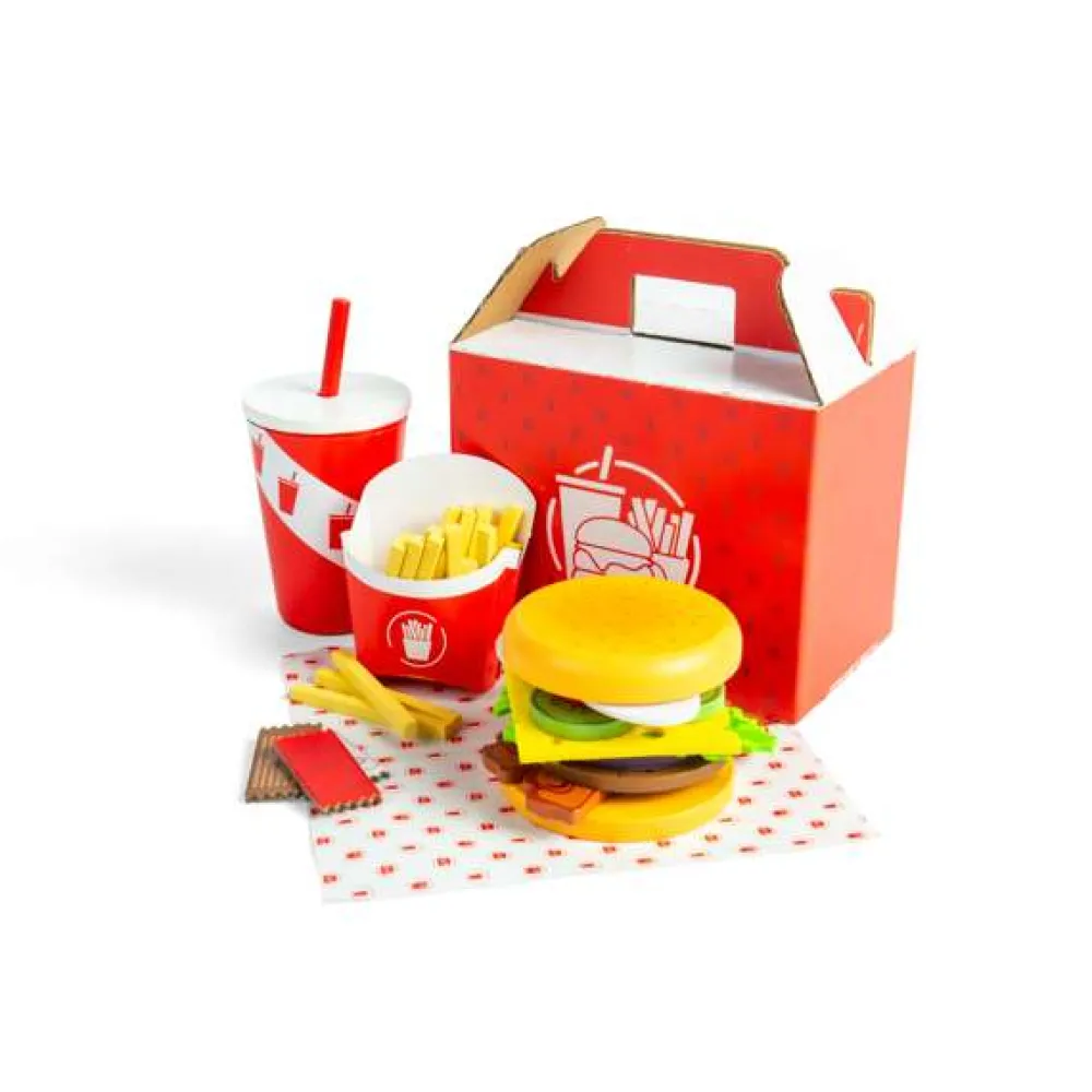 burger_and_fries_set_4.webp Hot Burger and Fries Set Wooden Toy Food Sets | Shopping Role Play