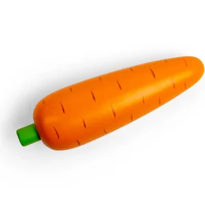 Fashion Carrot (Pack of 2) Play Shop Cook And Share | Wooden Toy Food Sets