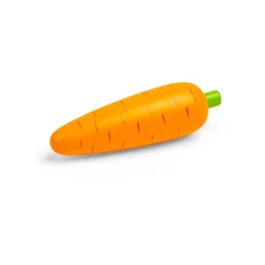Fashion Carrot (Pack of 2) Play Shop Cook And Share | Wooden Toy Food Sets