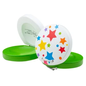 Hot Castanet (One Pair – Green) Traditional Wooden Toys | Gifts For 3 Year Olds
