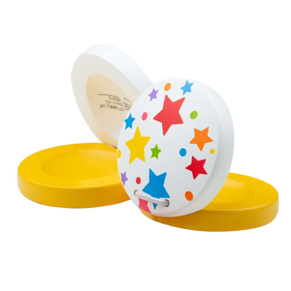 castanet_one_pair__yellow_0.webp New Castanet (One Pair – Yellow) Traditional Wooden Toys | Gifts For 5 Yr Olds