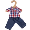 Discount Checked Shirt and Jeans (for Size Small Doll) Soft Rag Dolls | Soft Toys