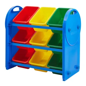 Clearance Children’s 9-Bin Storage Organiser Unit | Toy Storage Kids Kid’s Furniture